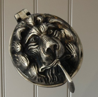 Lions Head Lock Cover - Nickel